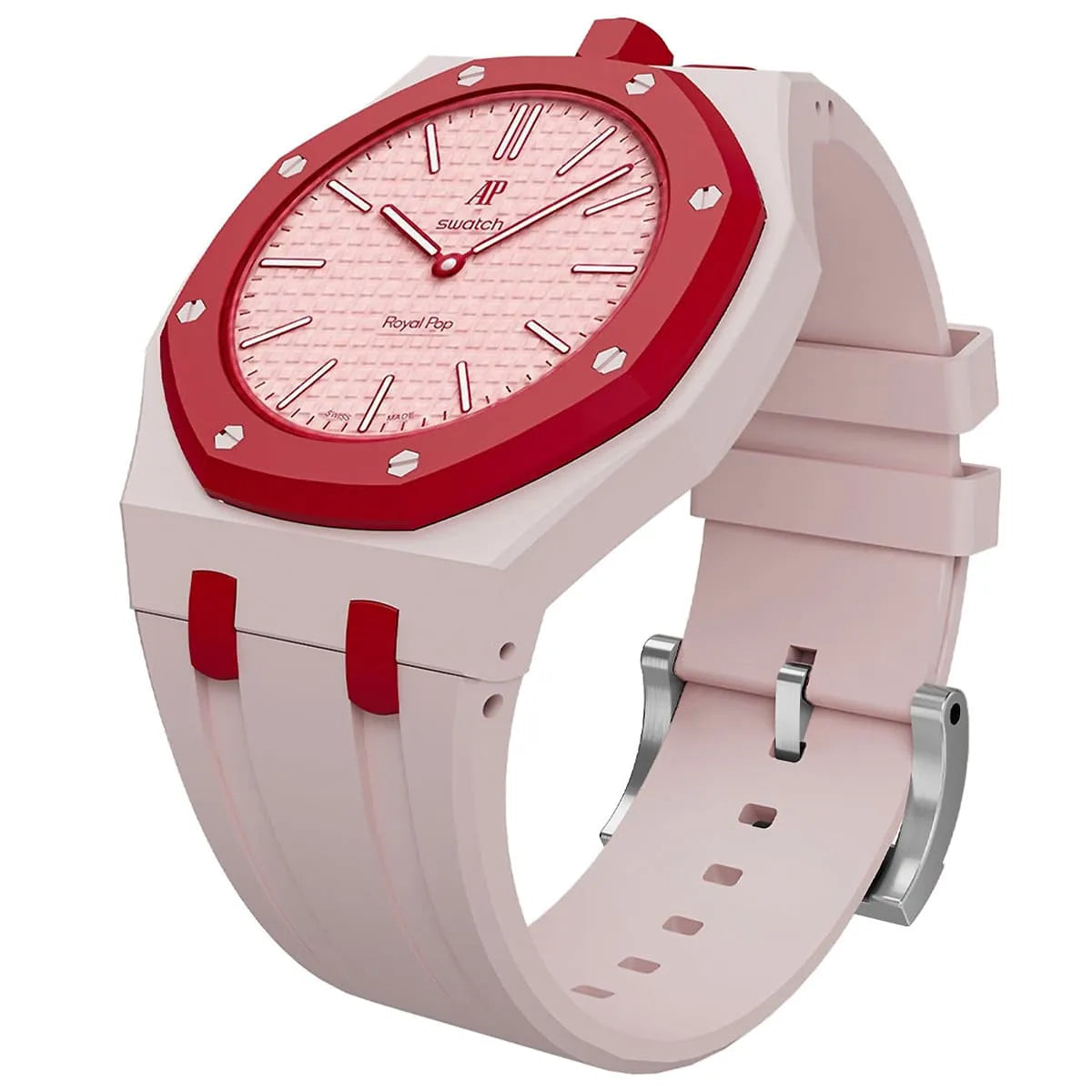 Swatch X AP Royal pop - otto rosso pink