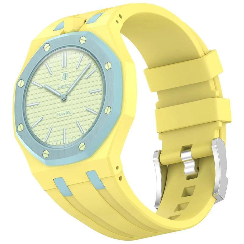 Swatch X AP Royal pop - otg roz pink yellow