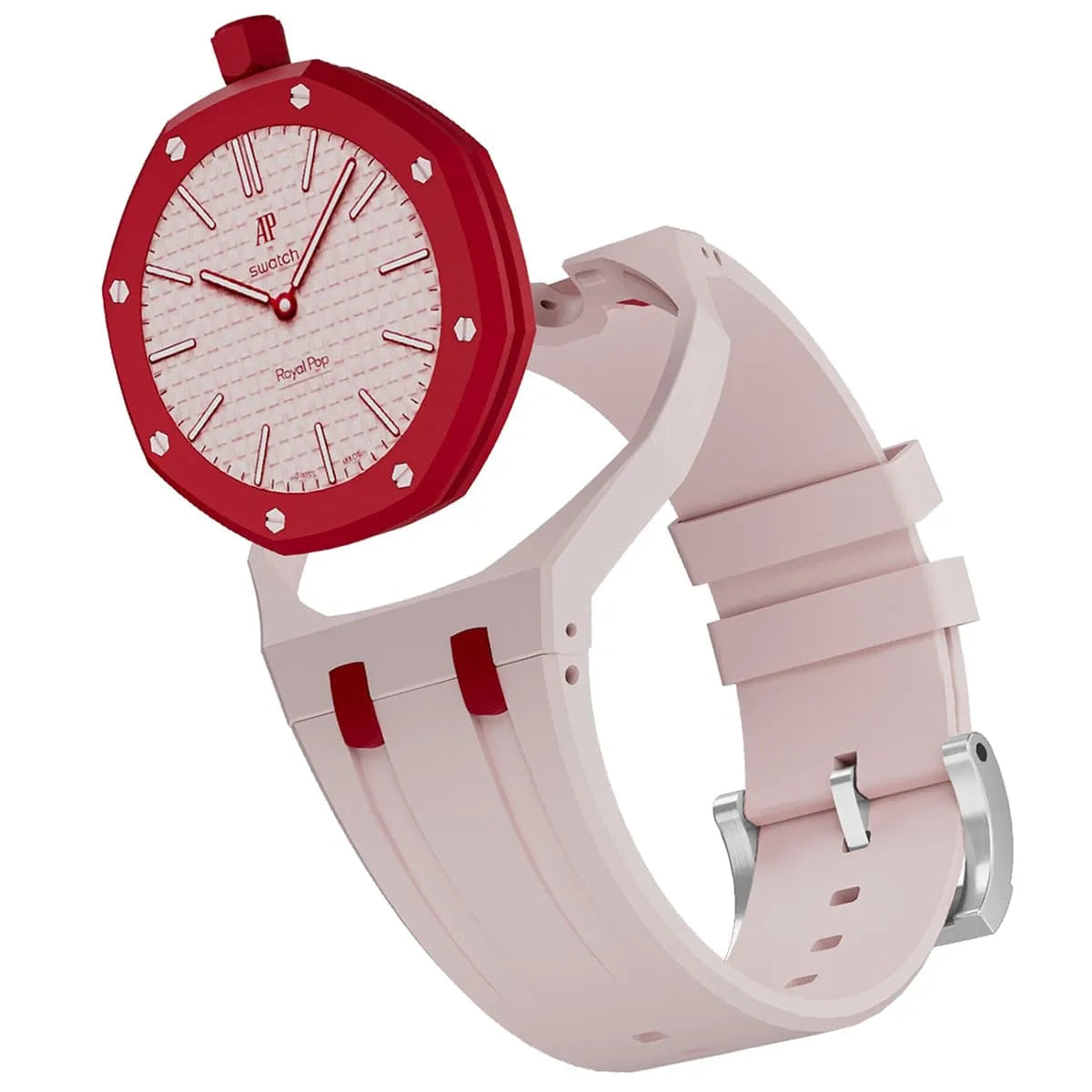 Swatch X AP Royal pop - otto rosso pink