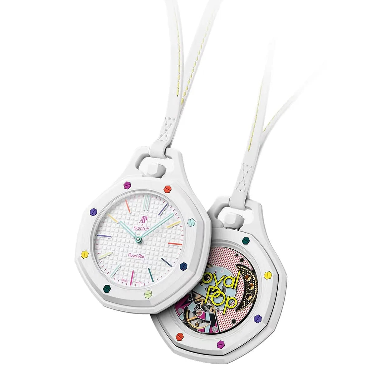 Swatch X AP Royal pop -white