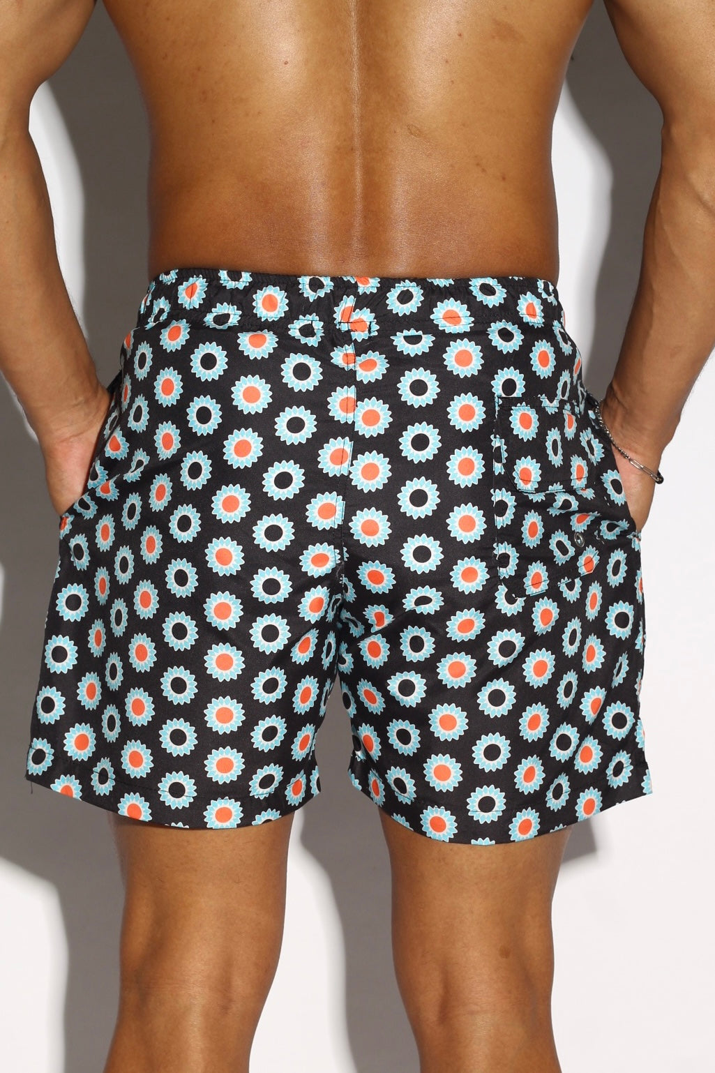 Azure Blossom Swim Short