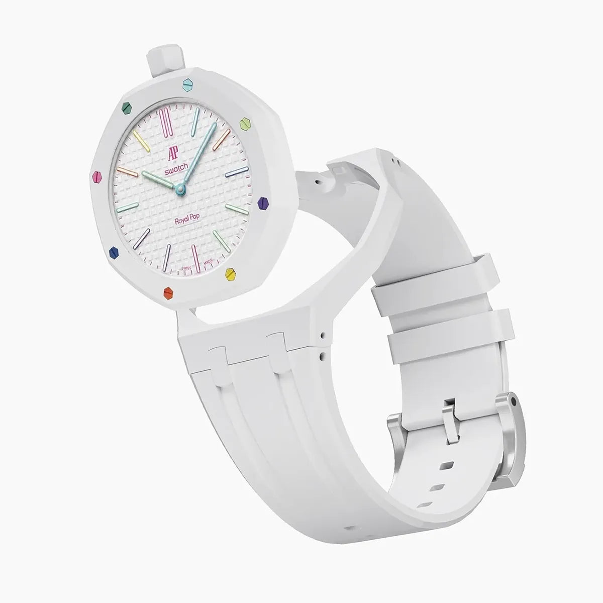 Swatch X AP Royal pop -white